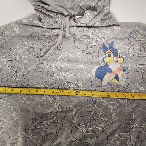 Disney Parks Forever Collection By Junk Food Gray Thumper Womens Hoodie Size M - Picture 7 of 7